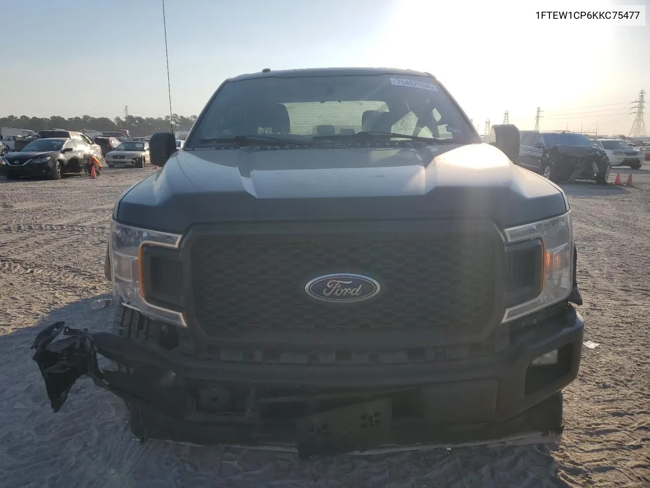 2019 Ford F150 Supercrew VIN: 1FTEW1CP6KKC75477 Lot: 75462954