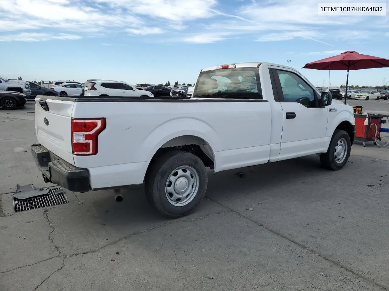 1FTMF1CB7KKD64832 2019 Ford F150