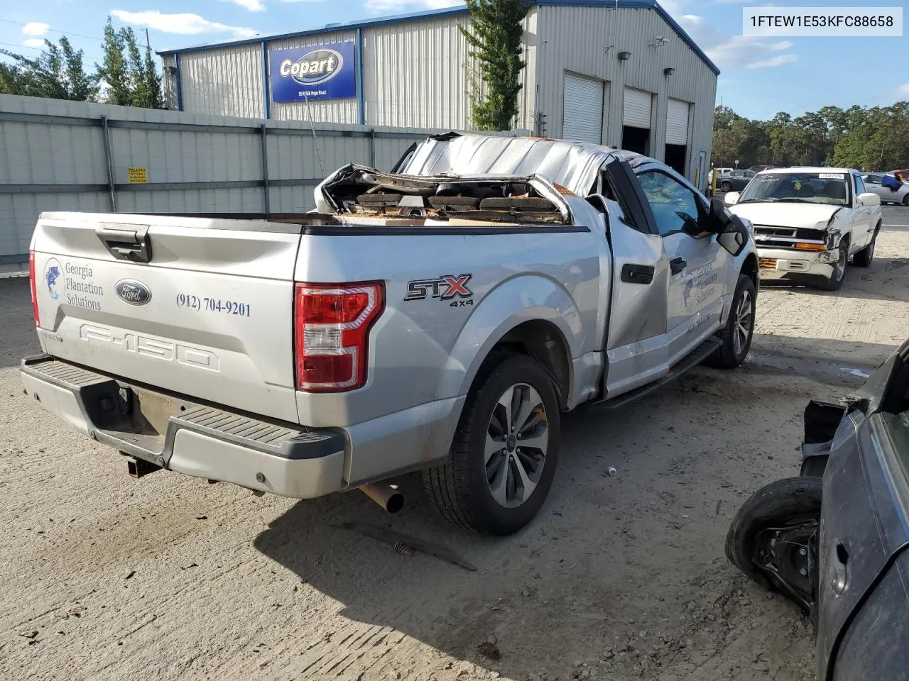 2019 Ford F150 Supercrew VIN: 1FTEW1E53KFC88658 Lot: 75478834