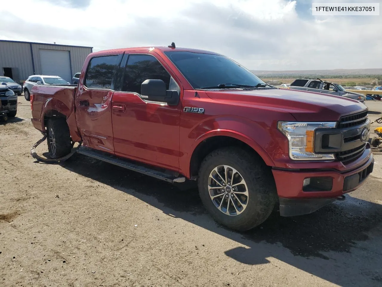 2019 Ford F150 Supercrew VIN: 1FTEW1E41KKE37051 Lot: 75538104