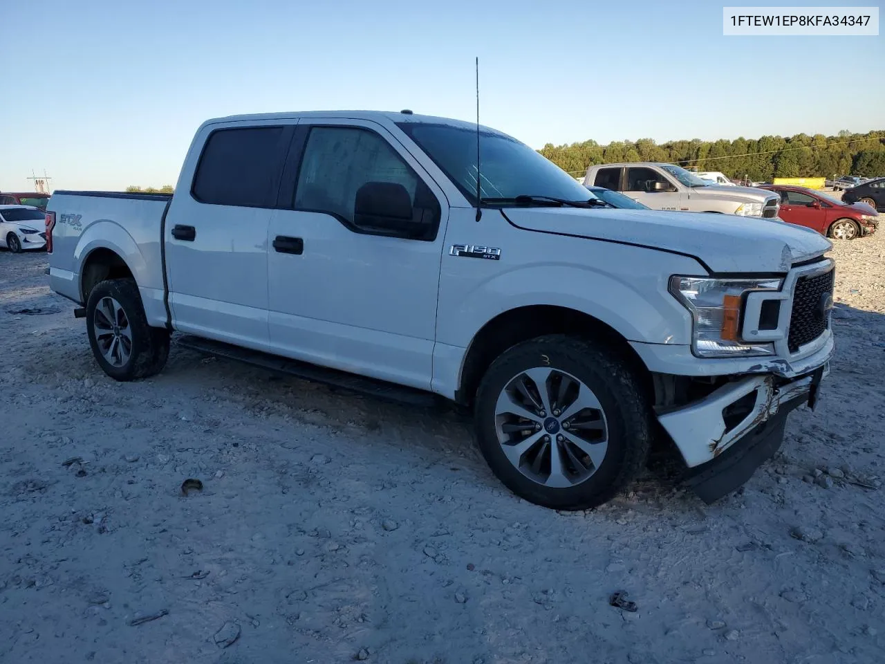 2019 Ford F150 Supercrew VIN: 1FTEW1EP8KFA34347 Lot: 75540094