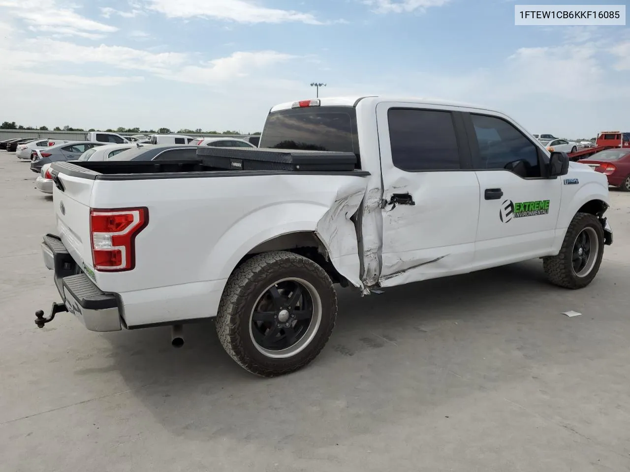 2019 Ford F150 Supercrew VIN: 1FTEW1CB6KKF16085 Lot: 75631484