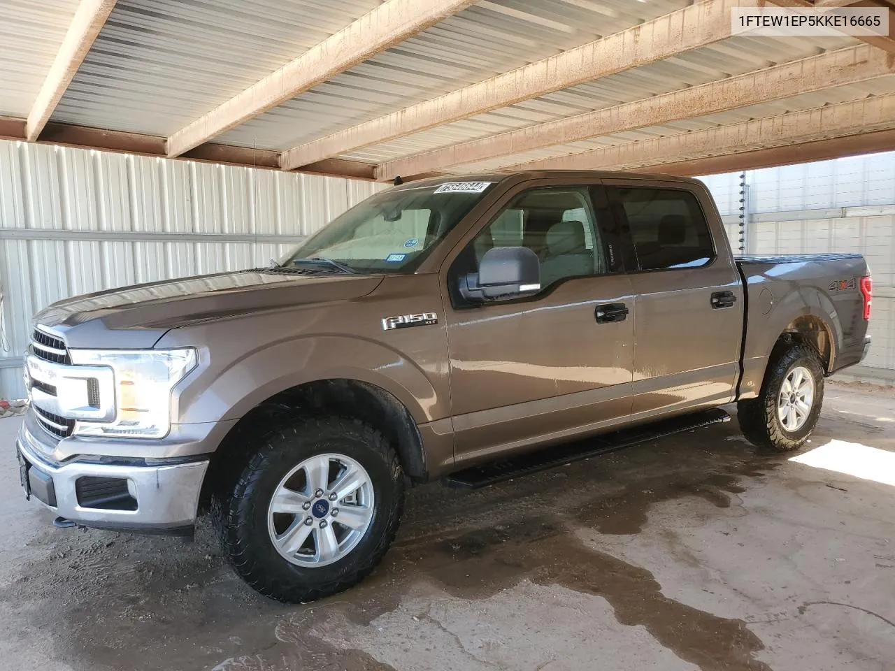 2019 Ford F150 Supercrew VIN: 1FTEW1EP5KKE16665 Lot: 75646644