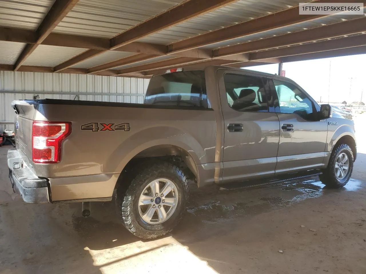 2019 Ford F150 Supercrew VIN: 1FTEW1EP5KKE16665 Lot: 75646644