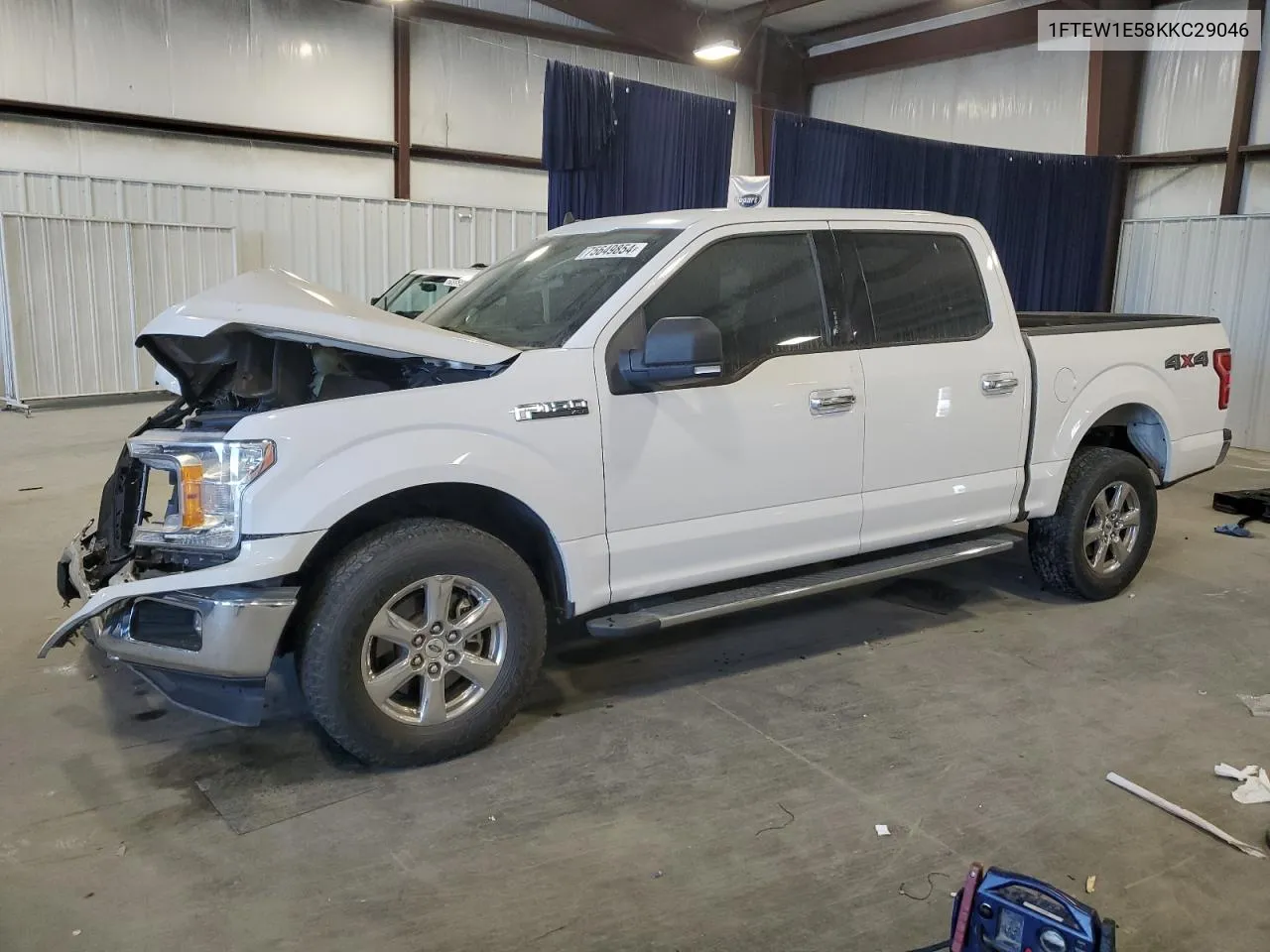 2019 Ford F150 Supercrew VIN: 1FTEW1E58KKC29046 Lot: 75649854