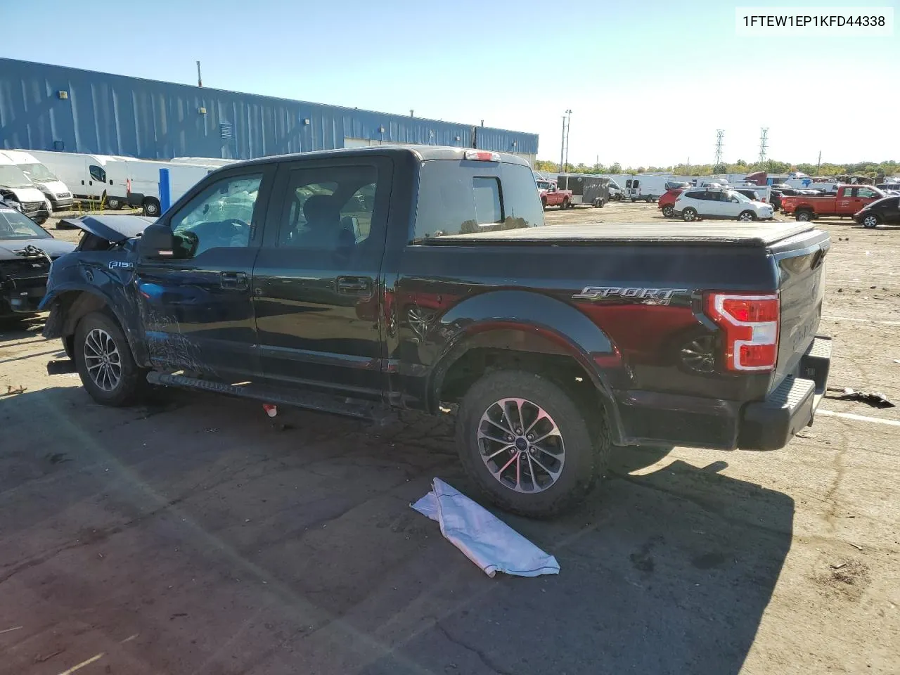 2019 Ford F150 Supercrew VIN: 1FTEW1EP1KFD44338 Lot: 75653014