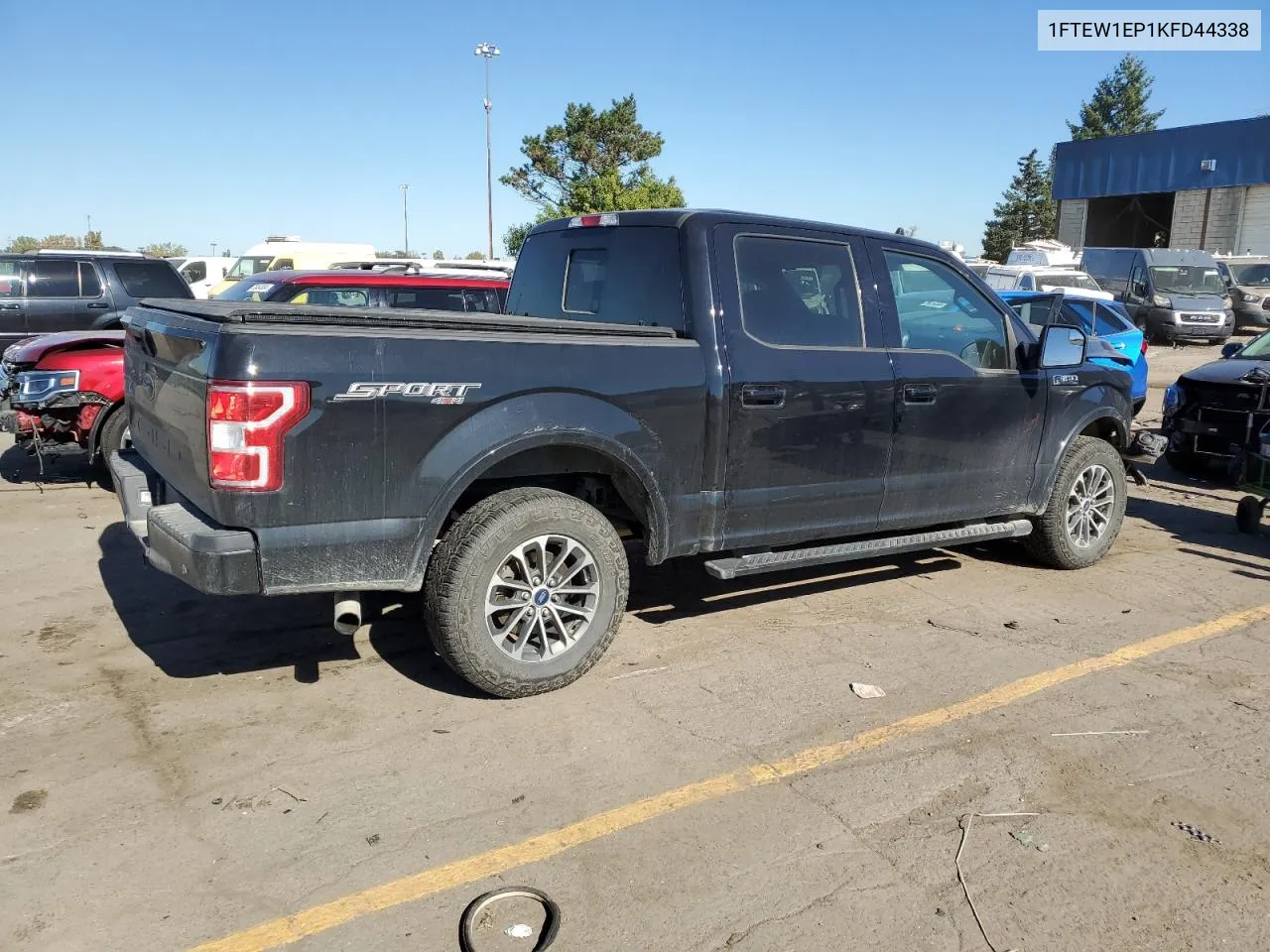 2019 Ford F150 Supercrew VIN: 1FTEW1EP1KFD44338 Lot: 75653014