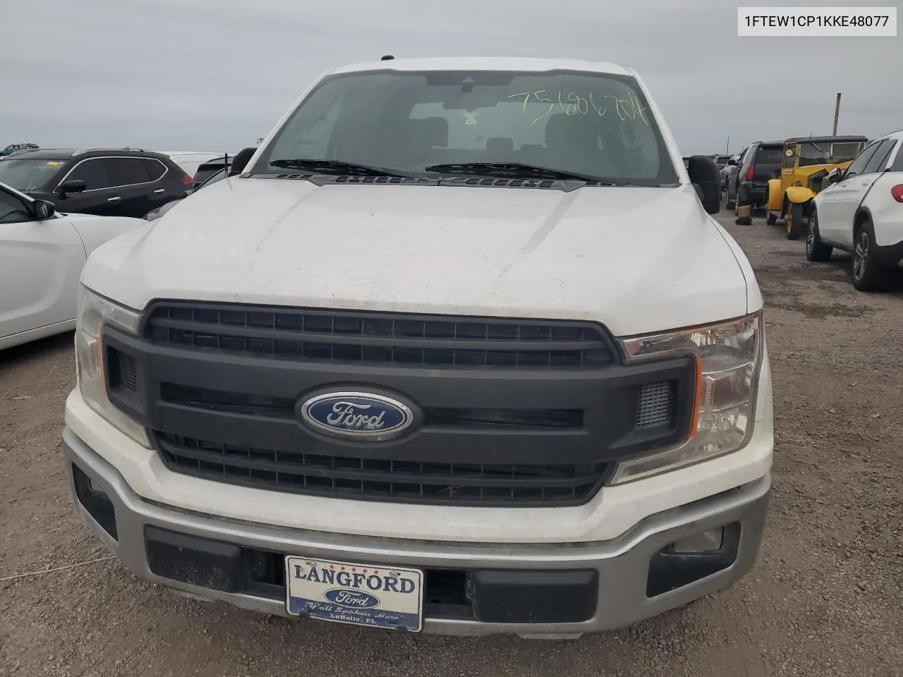 2019 Ford F150 Supercrew VIN: 1FTEW1CP1KKE48077 Lot: 75686704