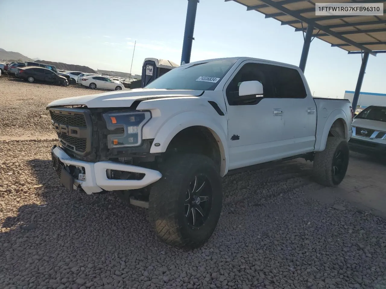 2019 Ford F150 Raptor VIN: 1FTFW1RG7KFB96310 Lot: 75706644