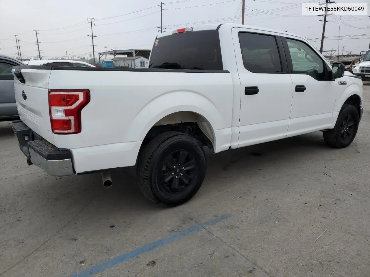 2019 Ford F150 Supercrew VIN: 1FTEW1E55KKD50049 Lot: 75742554