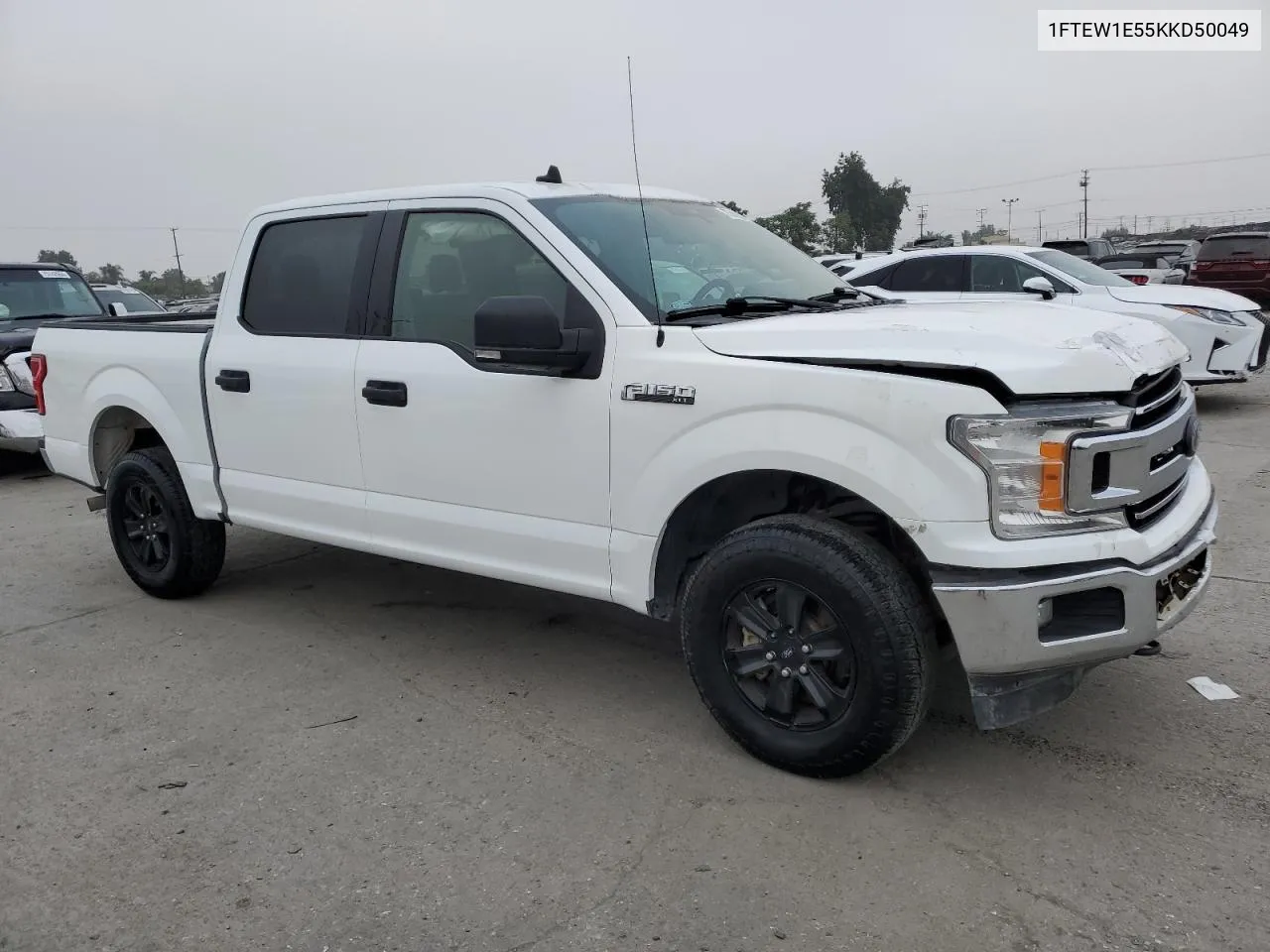 2019 Ford F150 Supercrew VIN: 1FTEW1E55KKD50049 Lot: 75742554