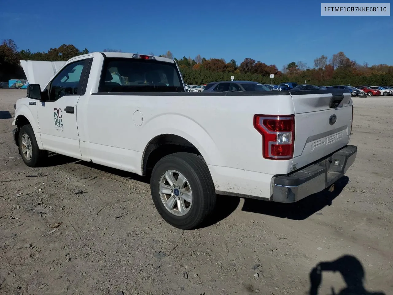 2019 Ford F150 VIN: 1FTMF1CB7KKE68110 Lot: 75758253