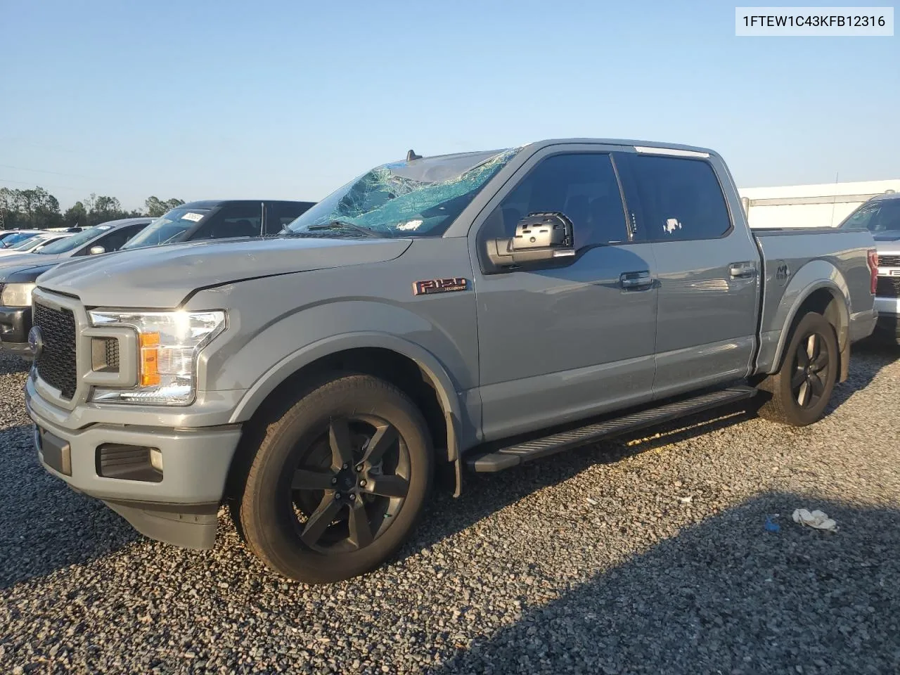 1FTEW1C43KFB12316 2019 Ford F150 Supercrew