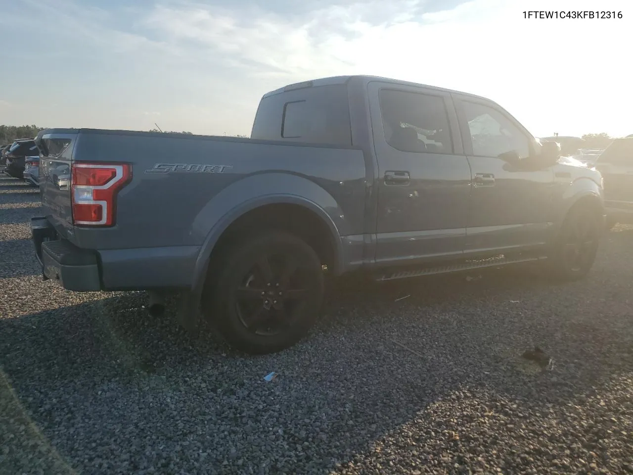 2019 Ford F150 Supercrew VIN: 1FTEW1C43KFB12316 Lot: 75858174