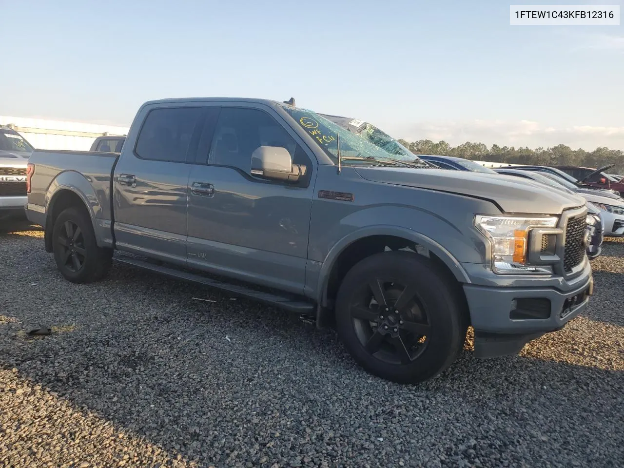 1FTEW1C43KFB12316 2019 Ford F150 Supercrew