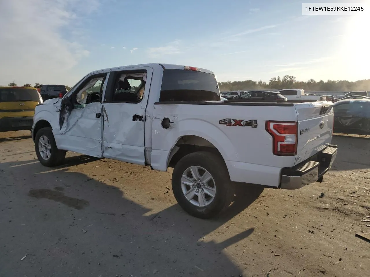 2019 Ford F150 Supercrew VIN: 1FTEW1E59KKE12245 Lot: 75858274