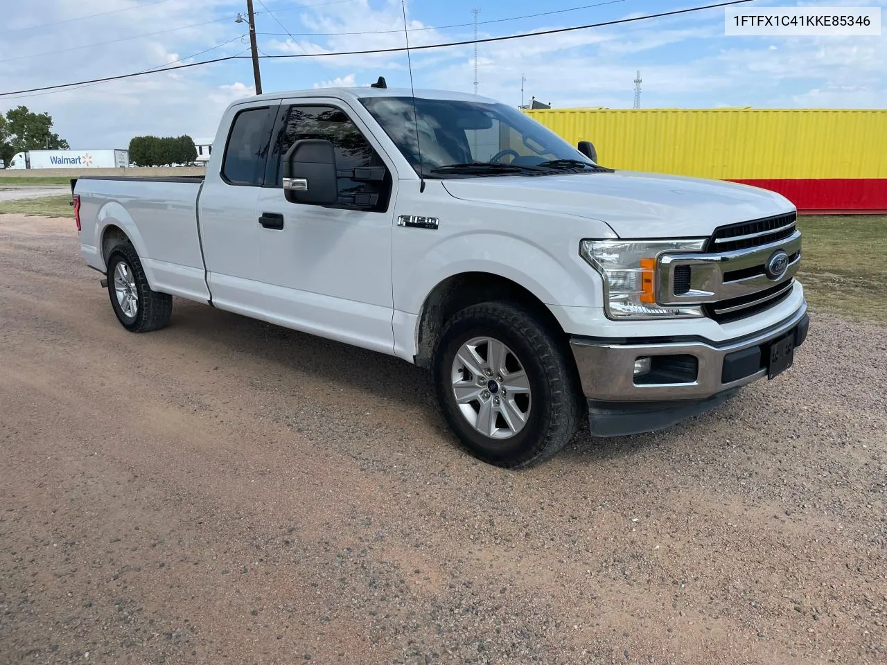 2019 Ford F150 Super Cab VIN: 1FTFX1C41KKE85346 Lot: 75921274