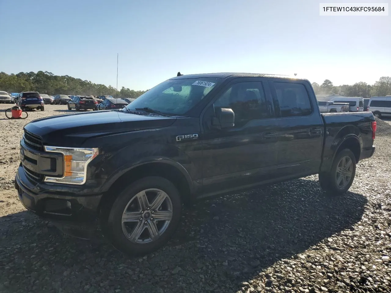 2019 Ford F150 Supercrew VIN: 1FTEW1C43KFC95684 Lot: 76061924