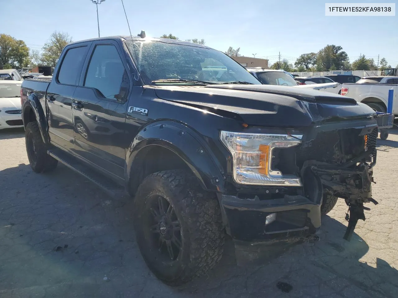 2019 Ford F150 Supercrew VIN: 1FTEW1E52KFA98138 Lot: 76070334