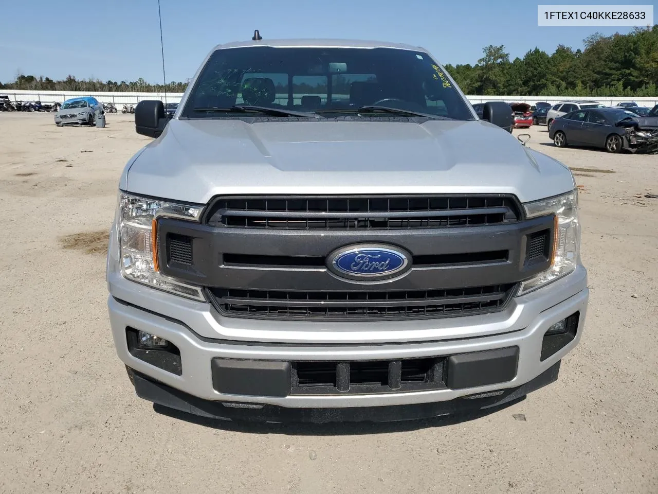 2019 Ford F150 Super Cab VIN: 1FTEX1C40KKE28633 Lot: 76079054