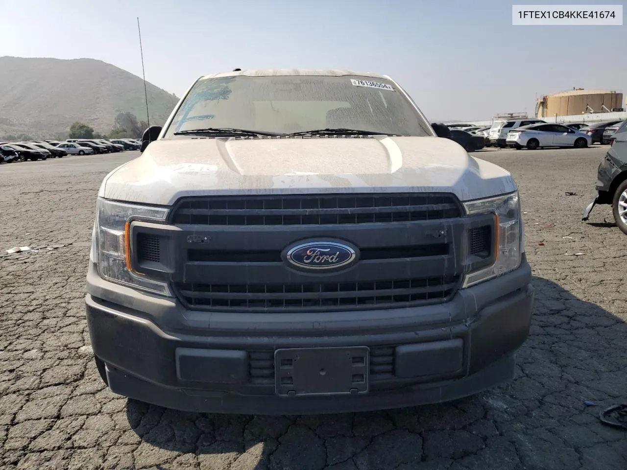 2019 Ford F150 Super Cab VIN: 1FTEX1CB4KKE41674 Lot: 76136554