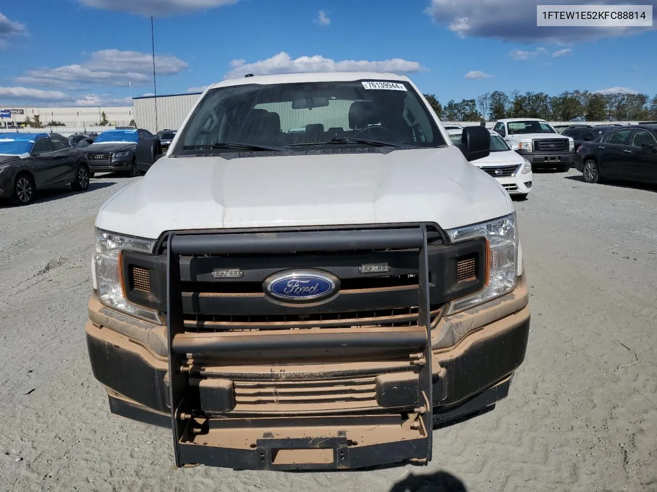 2019 Ford F150 Supercrew VIN: 1FTEW1E52KFC88814 Lot: 76139944