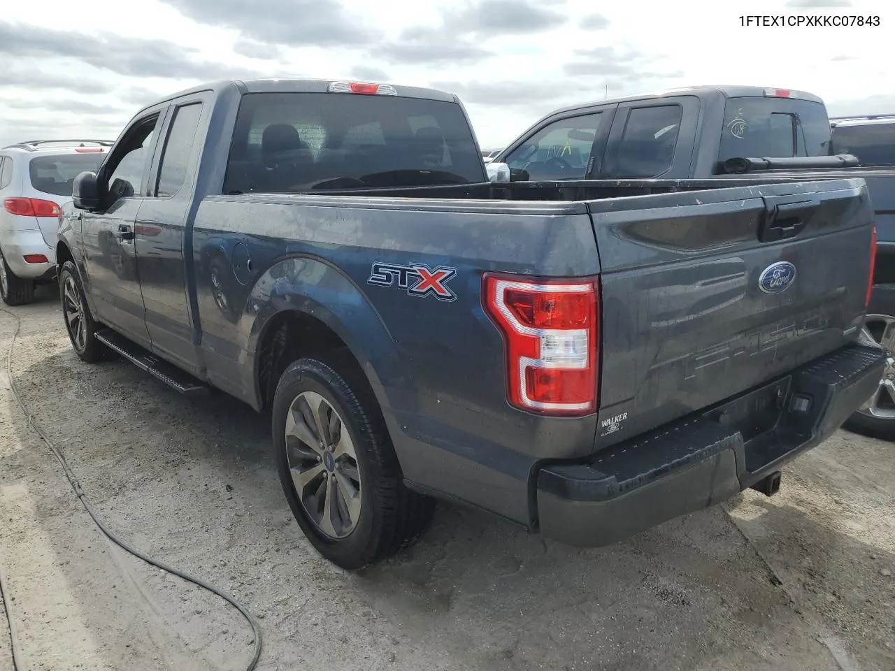 2019 Ford F150 Super Cab VIN: 1FTEX1CPXKKC07843 Lot: 76158234