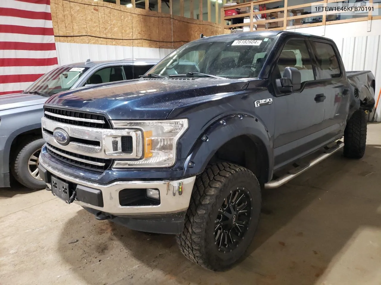 2019 Ford F150 Supercrew VIN: 1FTEW1E46KFB70191 Lot: 76182604