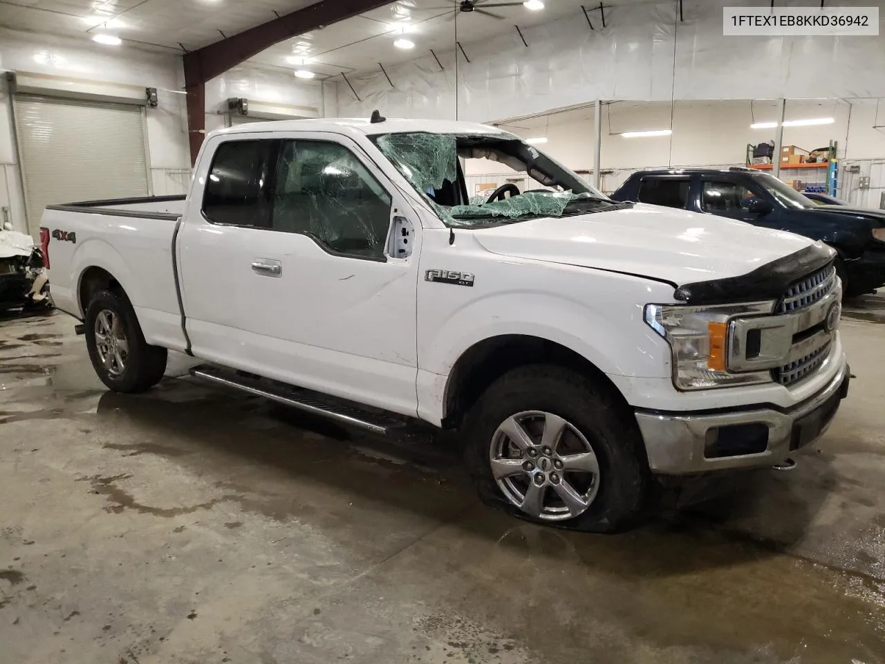 2019 Ford F150 Super Cab VIN: 1FTEX1EB8KKD36942 Lot: 76192974