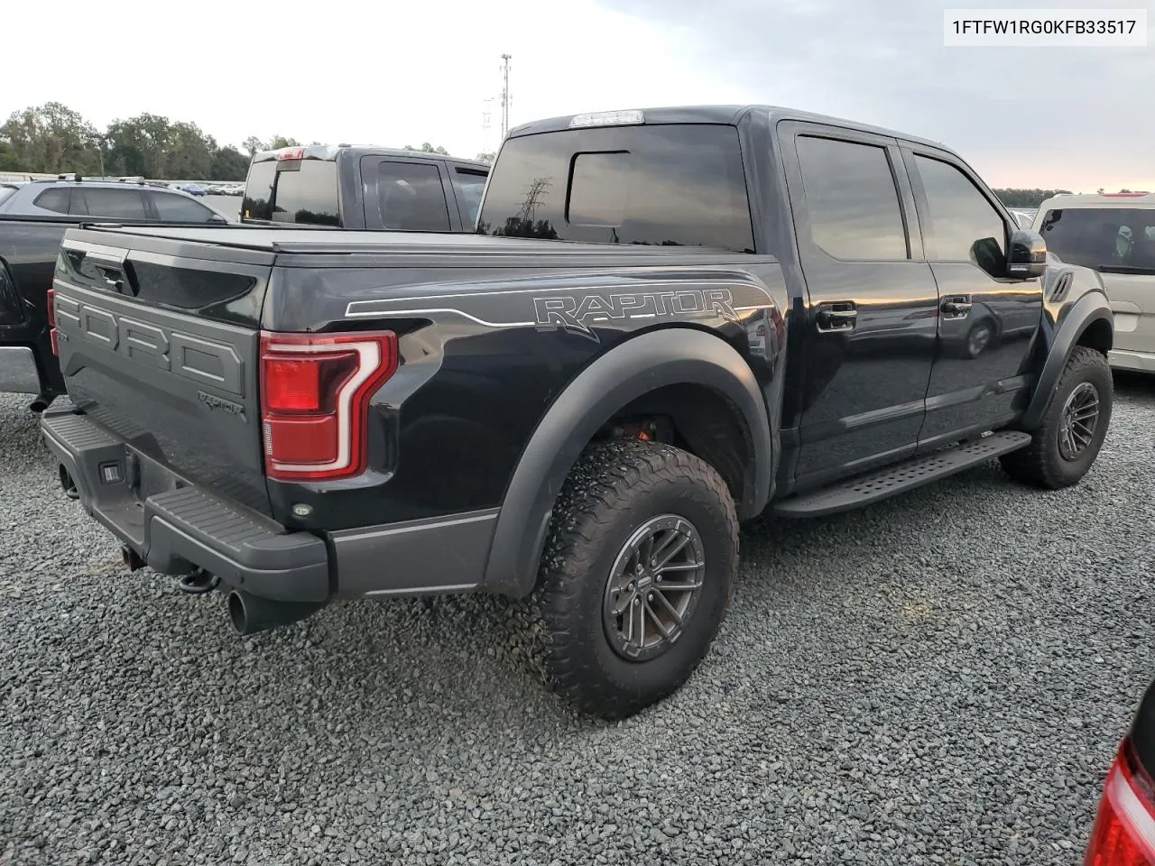 2019 Ford F150 Raptor VIN: 1FTFW1RG0KFB33517 Lot: 76244514