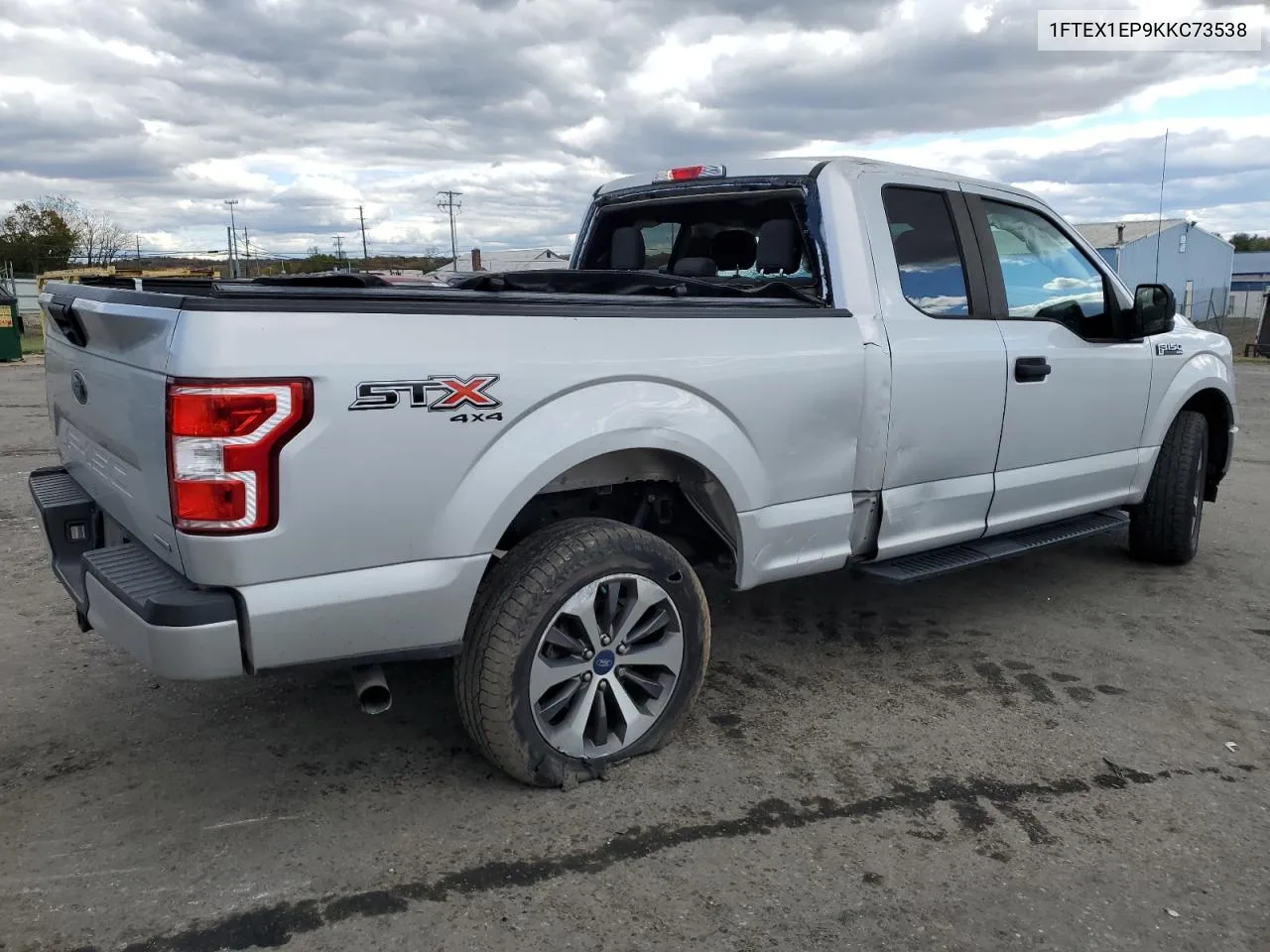 2019 Ford F150 Super Cab VIN: 1FTEX1EP9KKC73538 Lot: 76279294