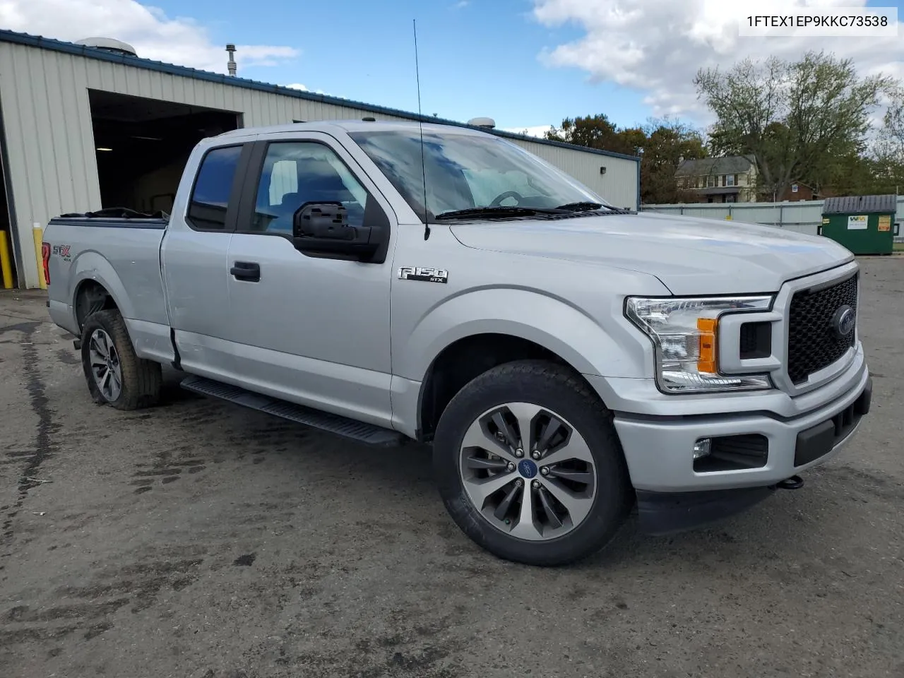 2019 Ford F150 Super Cab VIN: 1FTEX1EP9KKC73538 Lot: 76279294