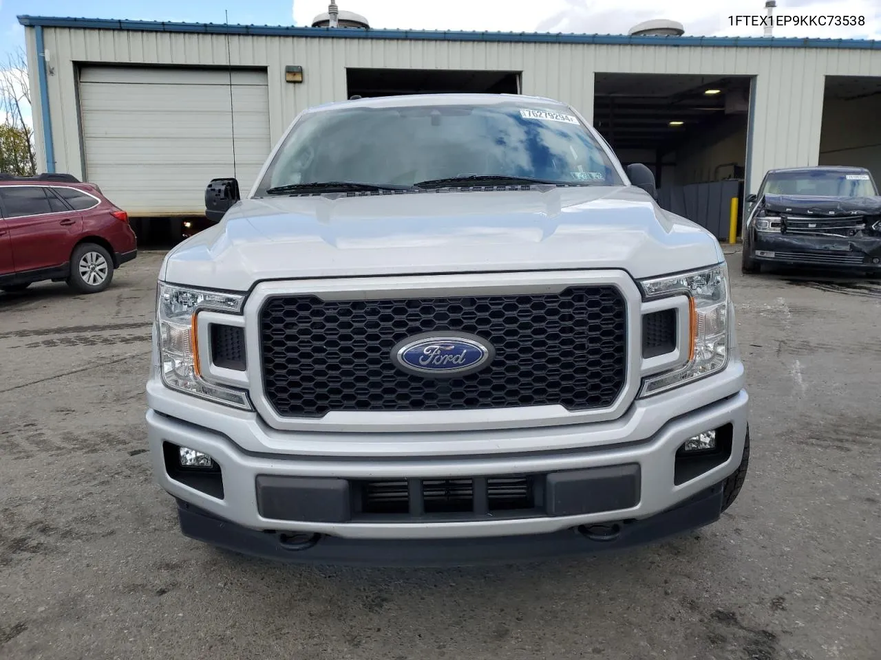 2019 Ford F150 Super Cab VIN: 1FTEX1EP9KKC73538 Lot: 76279294