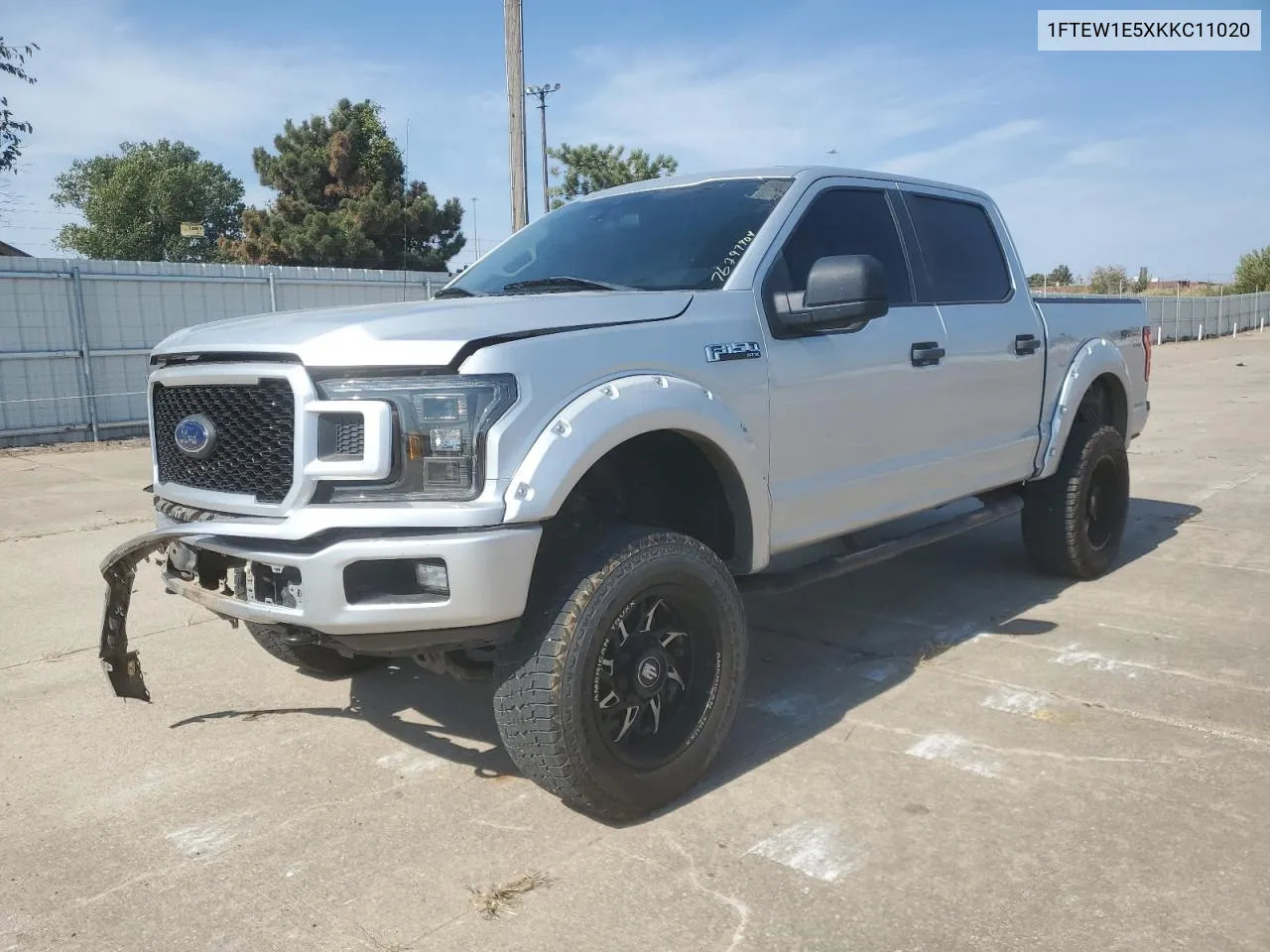 2019 Ford F150 Supercrew VIN: 1FTEW1E5XKKC11020 Lot: 76297904