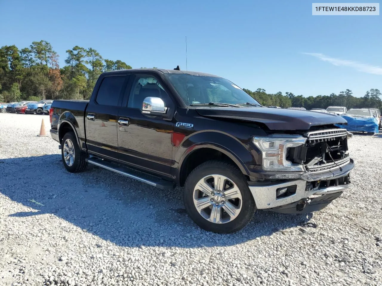 2019 Ford F150 Supercrew VIN: 1FTEW1E48KKD88723 Lot: 76322754