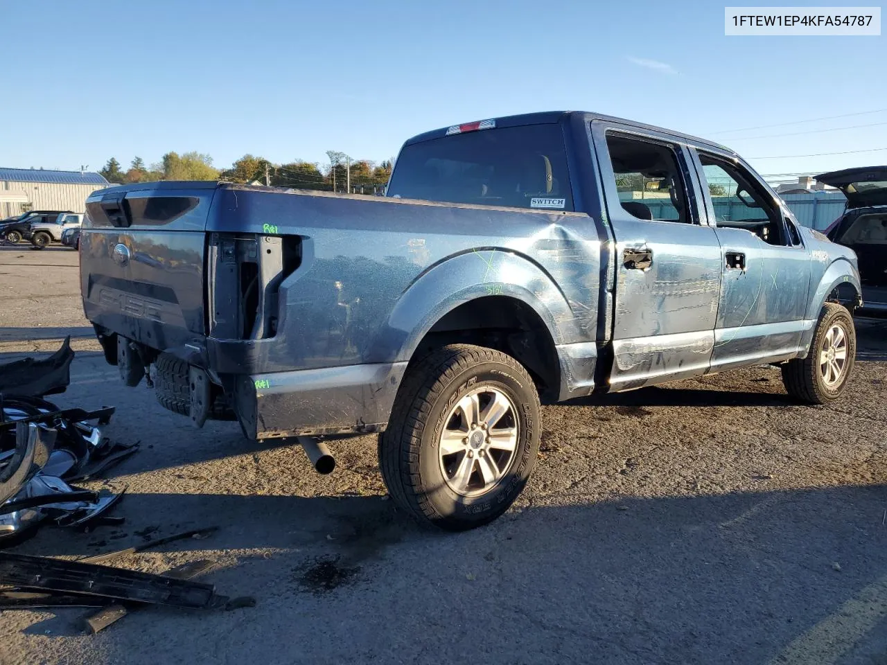 2019 Ford F150 Supercrew VIN: 1FTEW1EP4KFA54787 Lot: 76326244