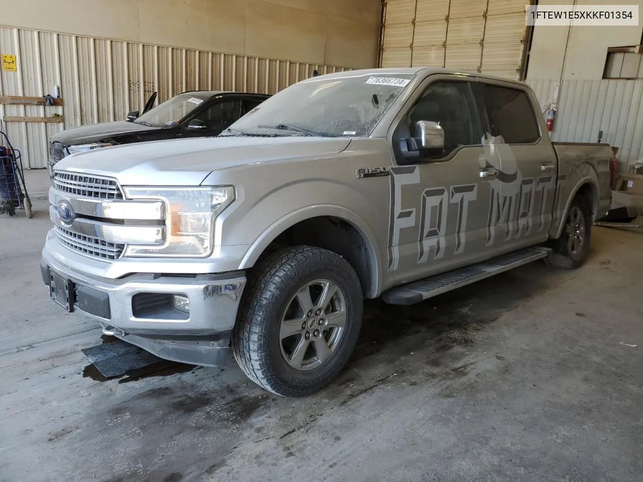 2019 Ford F150 Supercrew VIN: 1FTEW1E5XKKF01354 Lot: 76366734