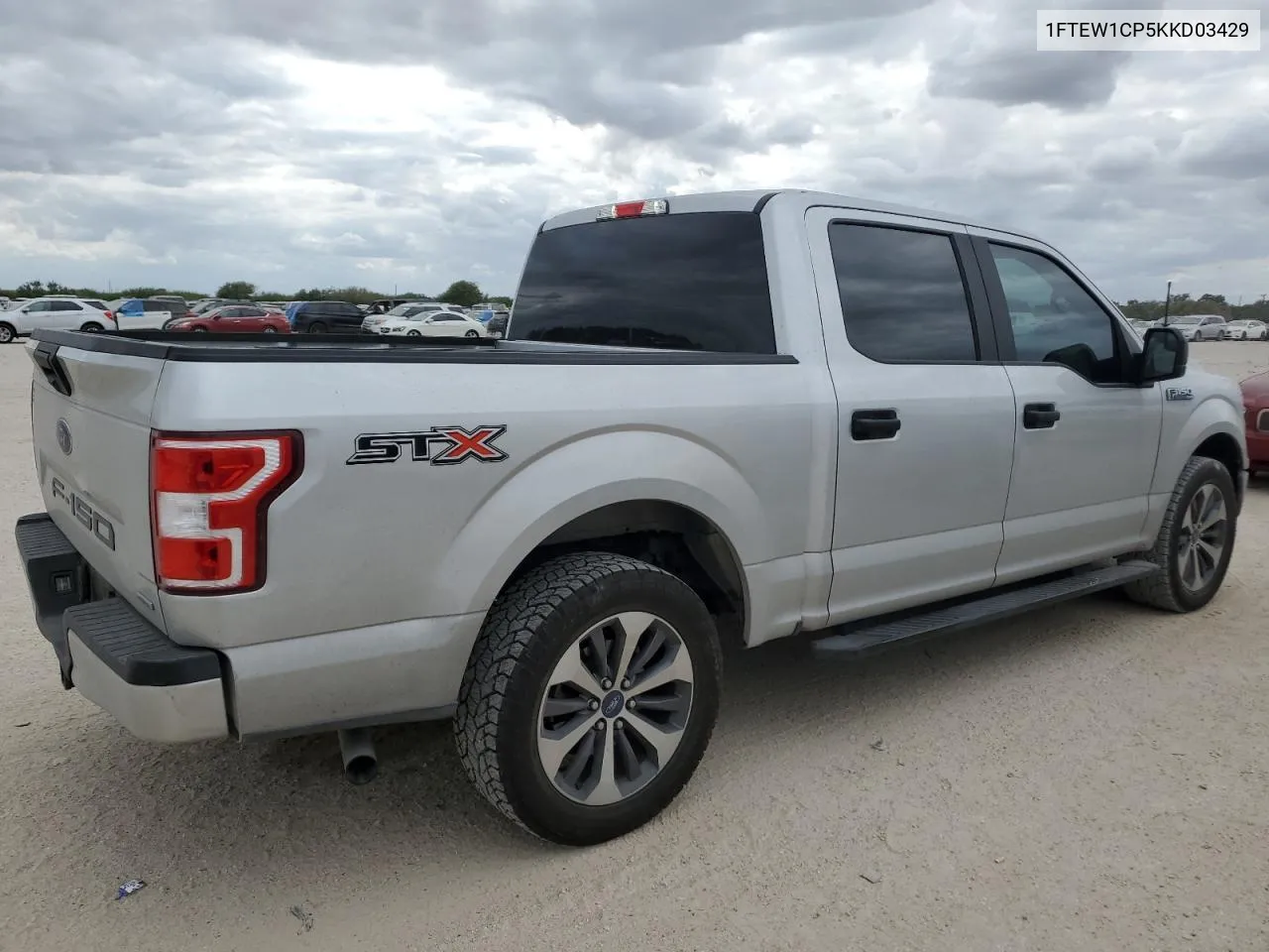 2019 Ford F150 Supercrew VIN: 1FTEW1CP5KKD03429 Lot: 76386084