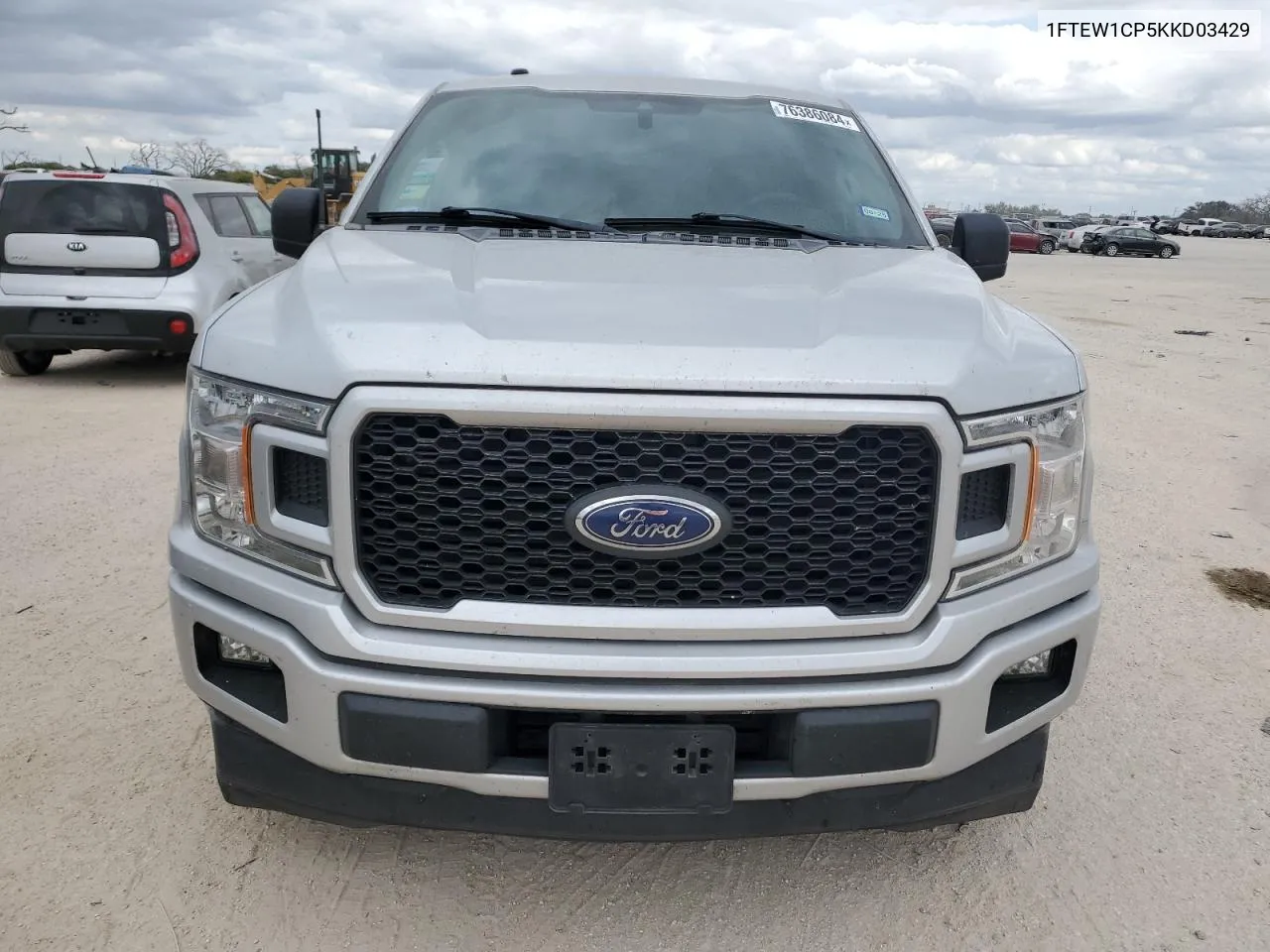 2019 Ford F150 Supercrew VIN: 1FTEW1CP5KKD03429 Lot: 76386084