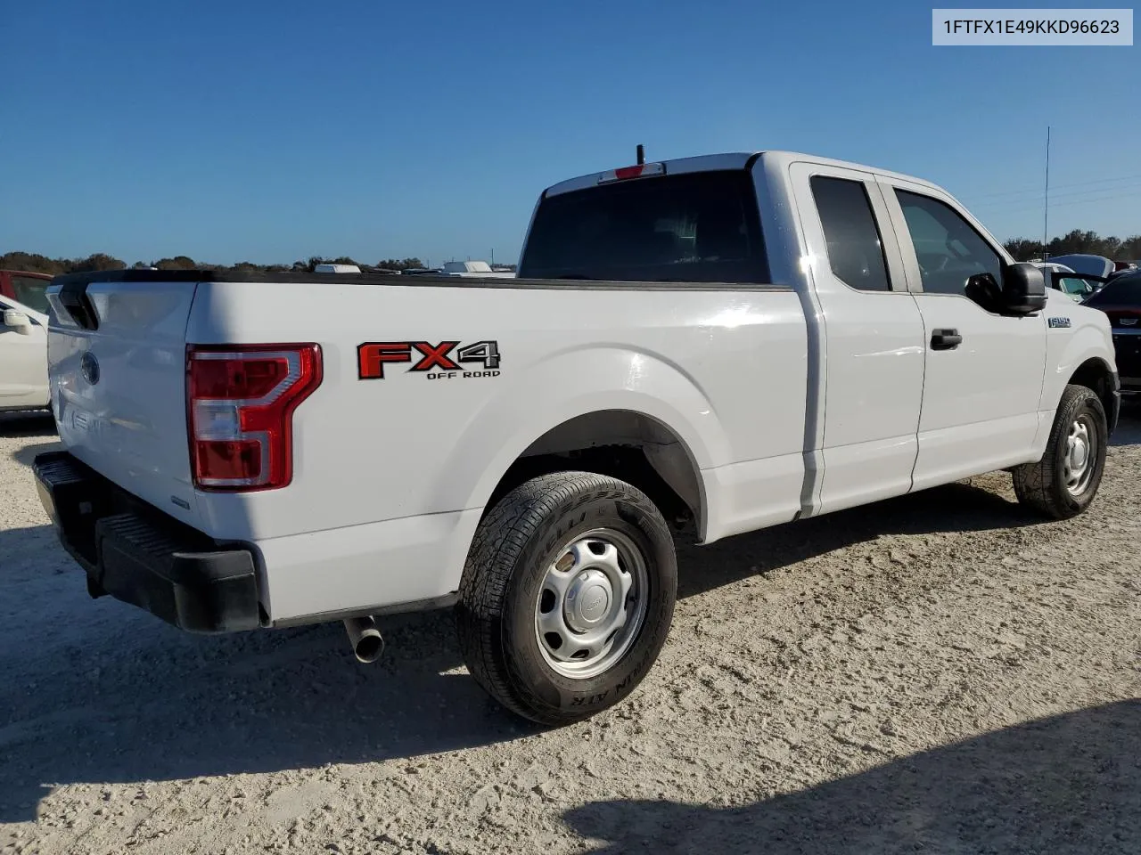 2019 Ford F150 Super Cab VIN: 1FTFX1E49KKD96623 Lot: 76489374