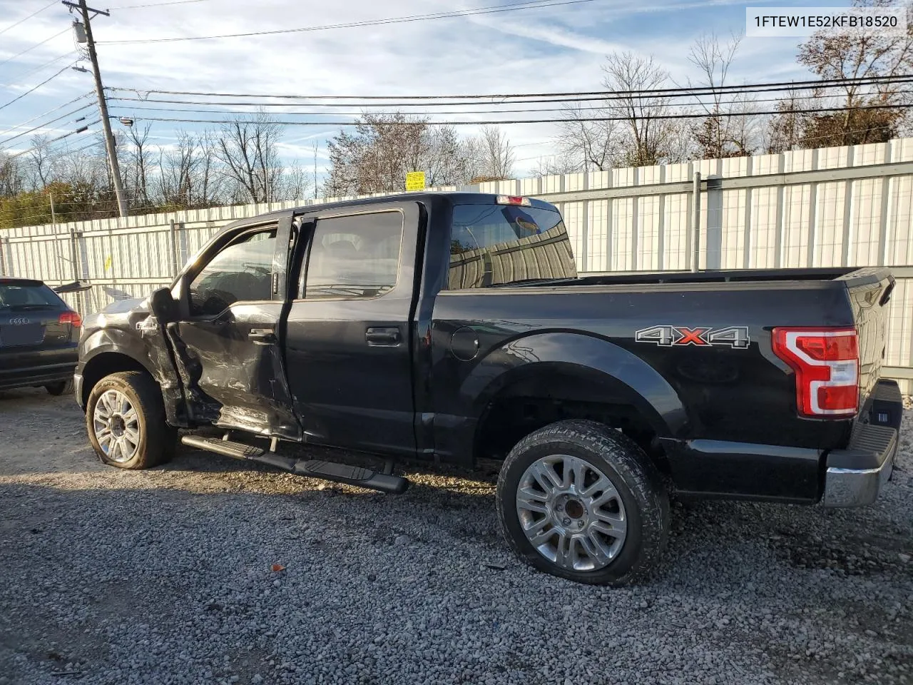 2019 Ford F150 Supercrew VIN: 1FTEW1E52KFB18520 Lot: 76520964