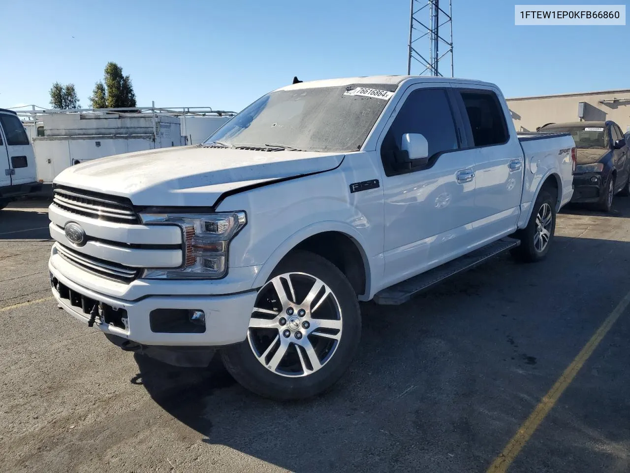 2019 Ford F150 Supercrew VIN: 1FTEW1EP0KFB66860 Lot: 76616864