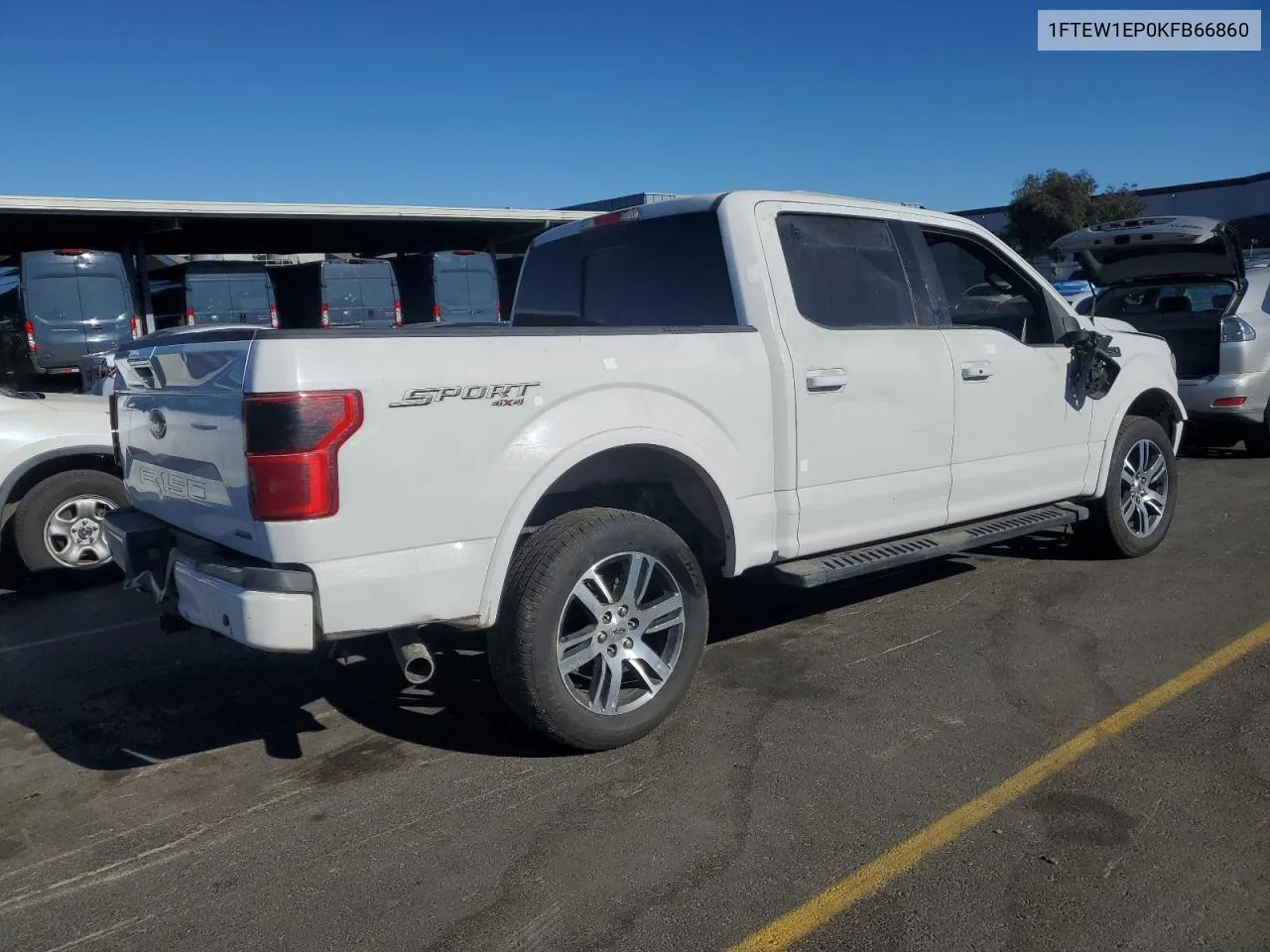 2019 Ford F150 Supercrew VIN: 1FTEW1EP0KFB66860 Lot: 76616864