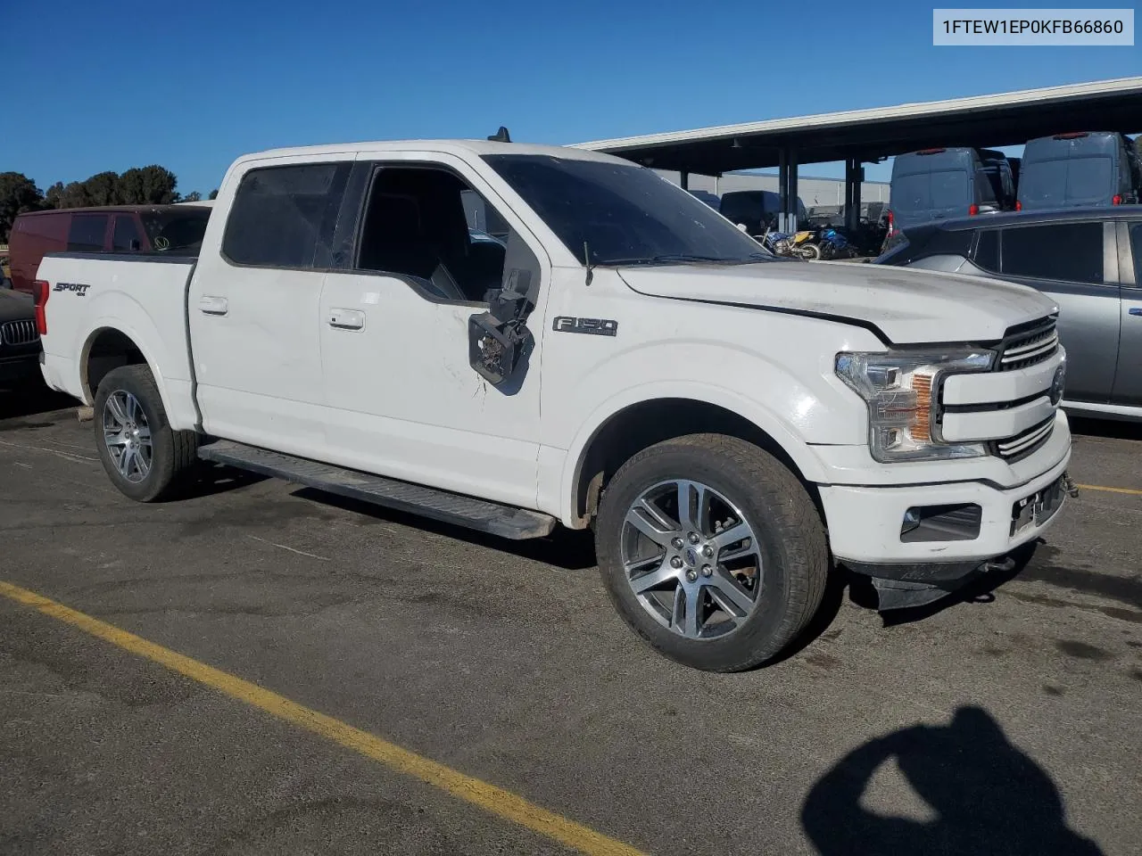 2019 Ford F150 Supercrew VIN: 1FTEW1EP0KFB66860 Lot: 76616864