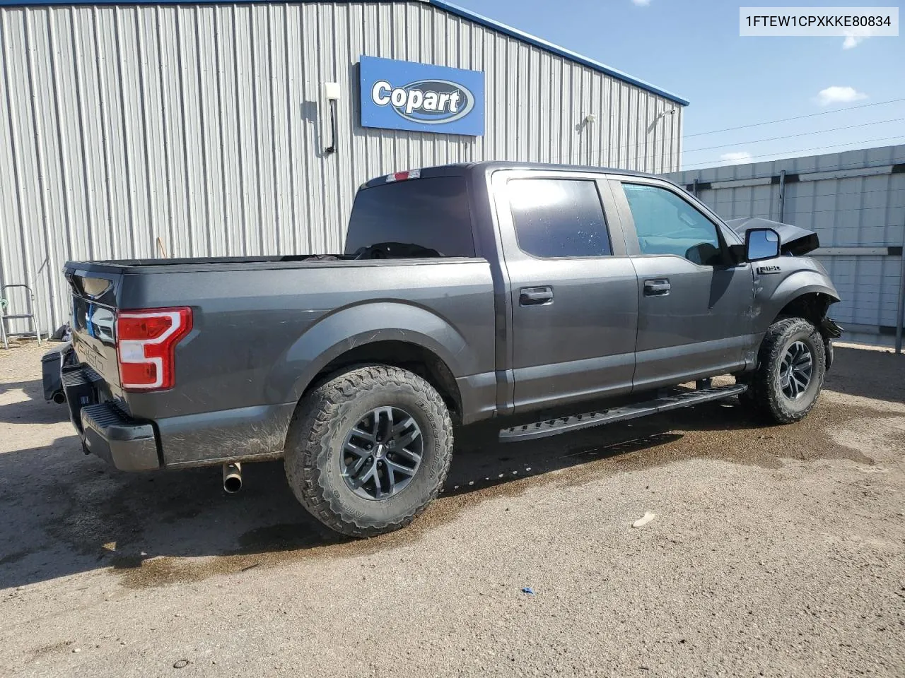 2019 Ford F150 Supercrew VIN: 1FTEW1CPXKKE80834 Lot: 76792654