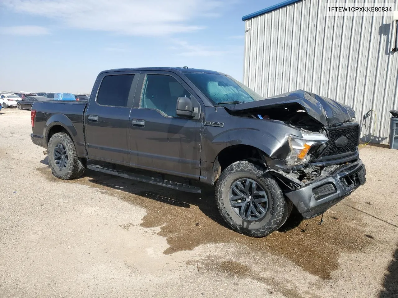 2019 Ford F150 Supercrew VIN: 1FTEW1CPXKKE80834 Lot: 76792654