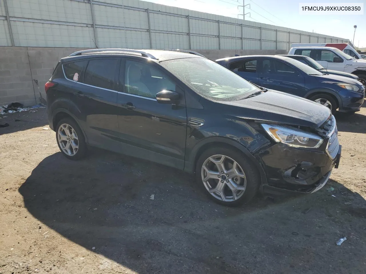 2019 Ford Escape Titanium VIN: 1FMCU9J9XKUC08350 Lot: 76821044