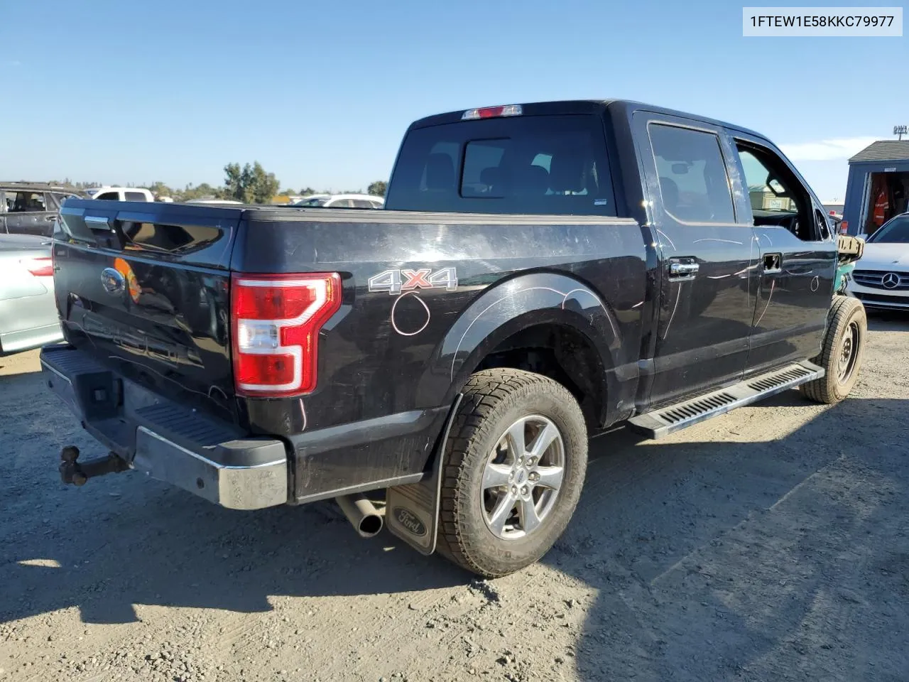 2019 Ford F150 Supercrew VIN: 1FTEW1E58KKC79977 Lot: 76824584