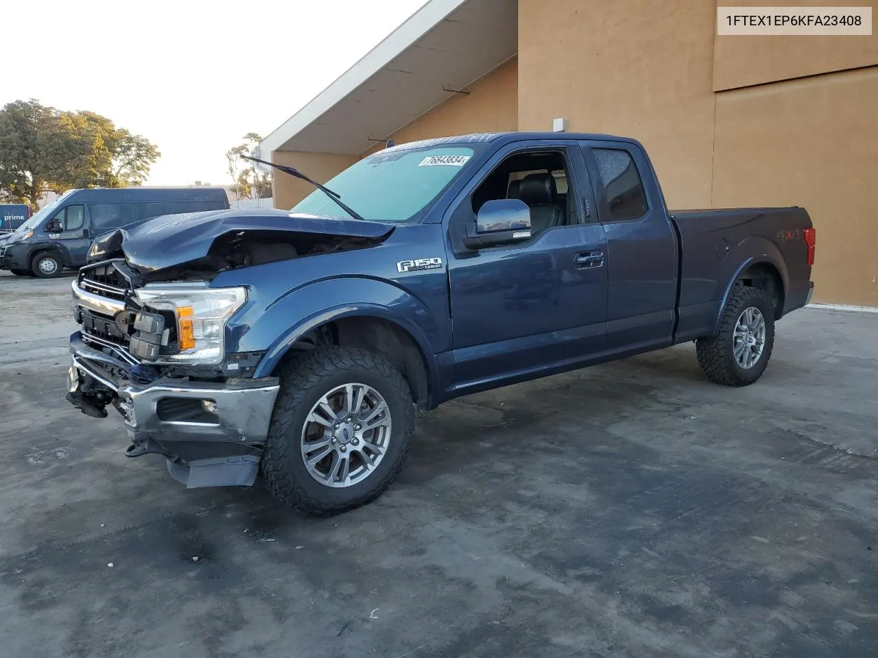 2019 Ford F150 Super Cab VIN: 1FTEX1EP6KFA23408 Lot: 76843834