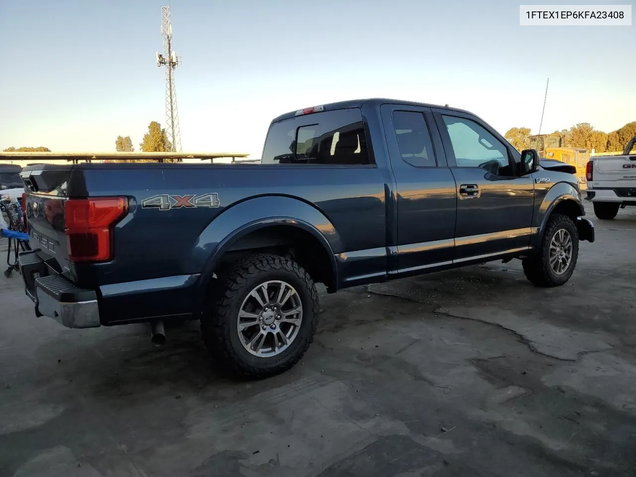 2019 Ford F150 Super Cab VIN: 1FTEX1EP6KFA23408 Lot: 76843834